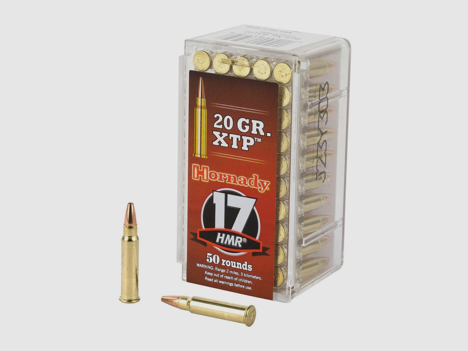 Hornady XTP, .17 HMR, 20 grs.