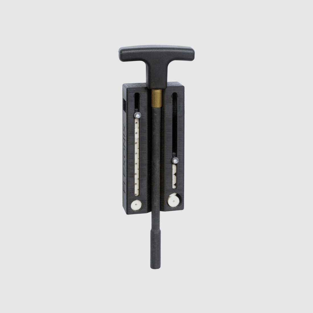 Soporte magnético para palos de limpieza con dispensador de fieltro