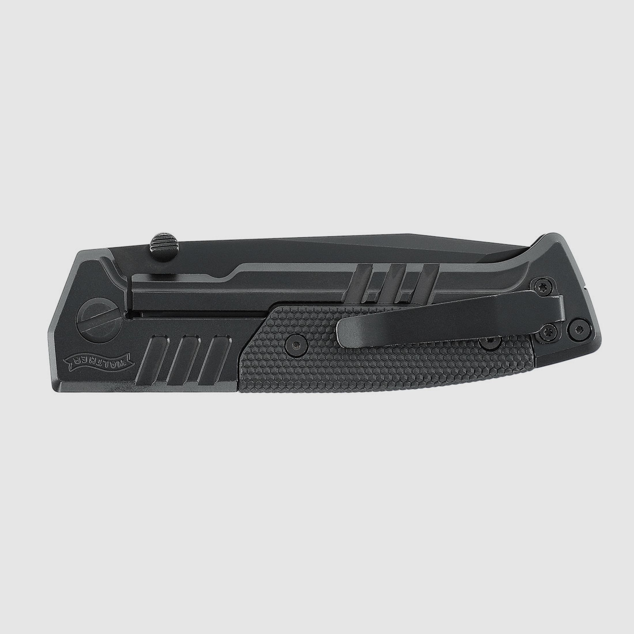 Umarex 5.0898 Messer Walther PDP Steel Frame Tanto Folding Knife BLK-BLK-SE