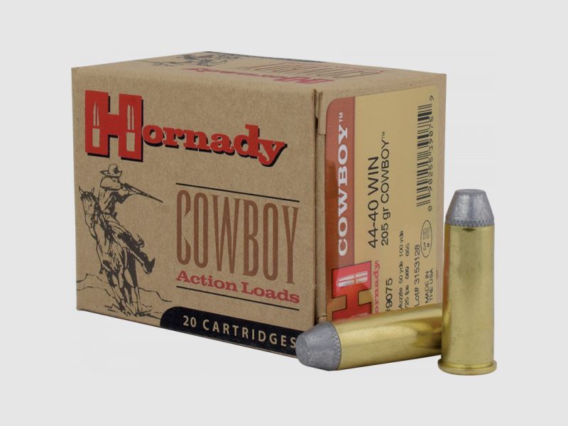 Hornady Custom .44-40 Win LFN 205 grs Revolverpatronen