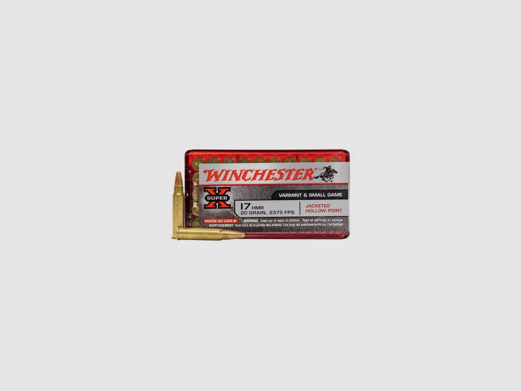 WINCHESTER 17 HMR 20 GRAIN SUPER X