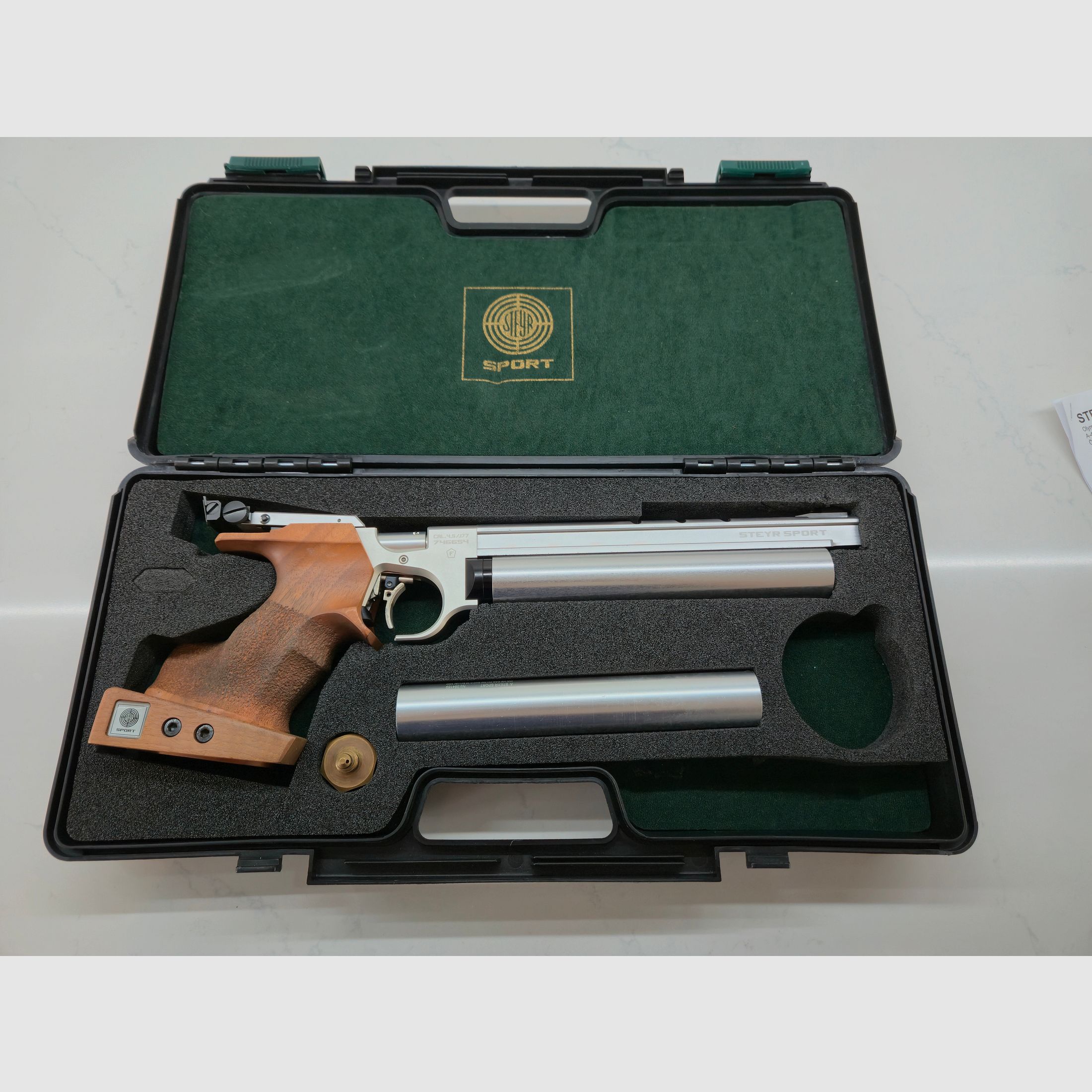 Luftpistole STEYR LP 10 ( LP10 ), Service & Dichtungstausch NEU + TÜV 2032