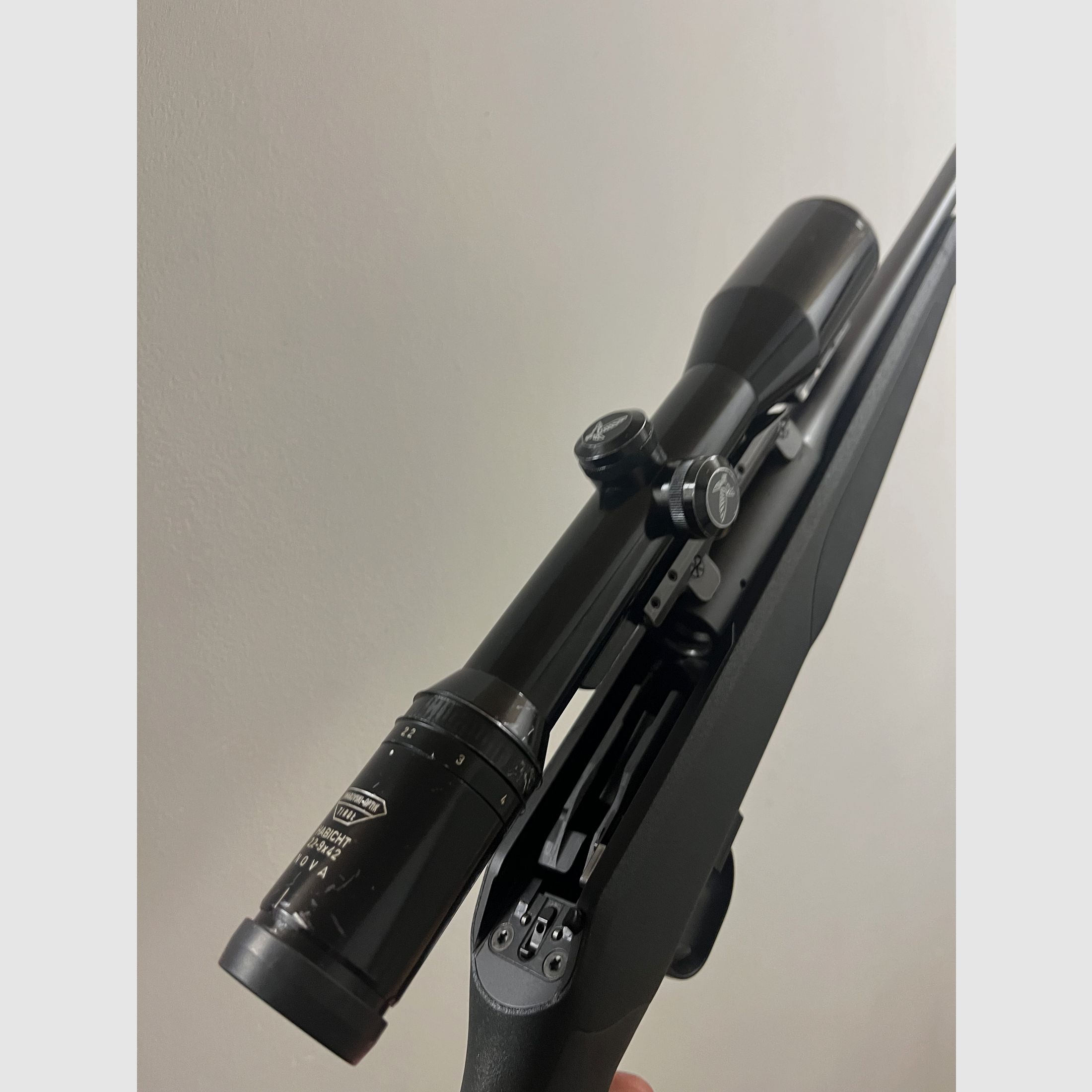 Swarovski Habicht Nova 2,2-9x42 w tym Blaser Sattelmontage