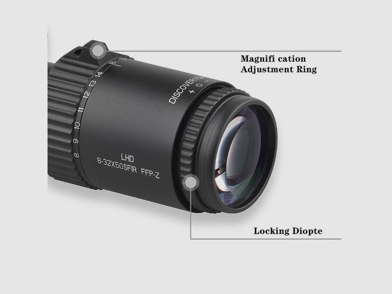 Discovery Optics 8-32X50 Zielfernrohr, für Jagd, Zielschießen, Ziel - NEUWARE