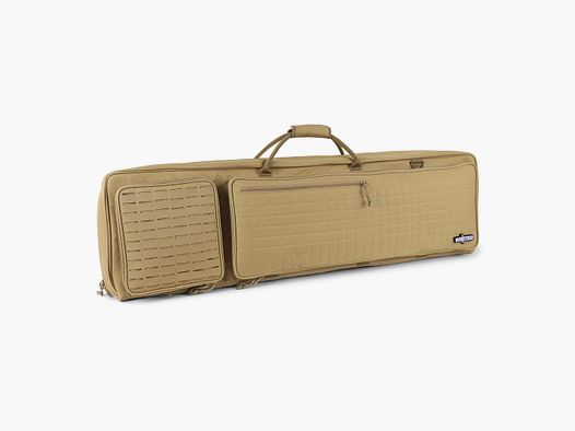 Winter Guncases Waffentasche Tactical 110 cm – Laser-Cut MOLLE, Rucksacktragesystem, 1000D Nylon (Dune)