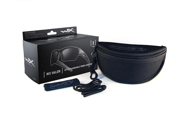Wiley X VALOR 2.5 Matte Tan Lunettes de Sécurité Set 3in1, image 2 sur 8