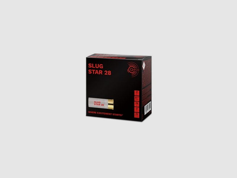 Geco Slug Star 28 g palla per fucile a canna liscia cal. 12/67,5 - 25 pz.