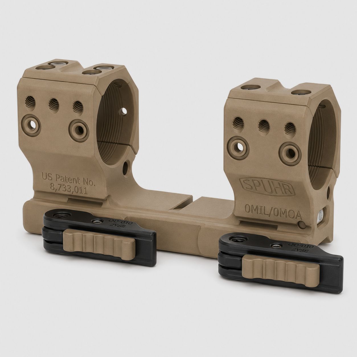 Spuhr Ø34 H38mm QD Blockmontage FDE