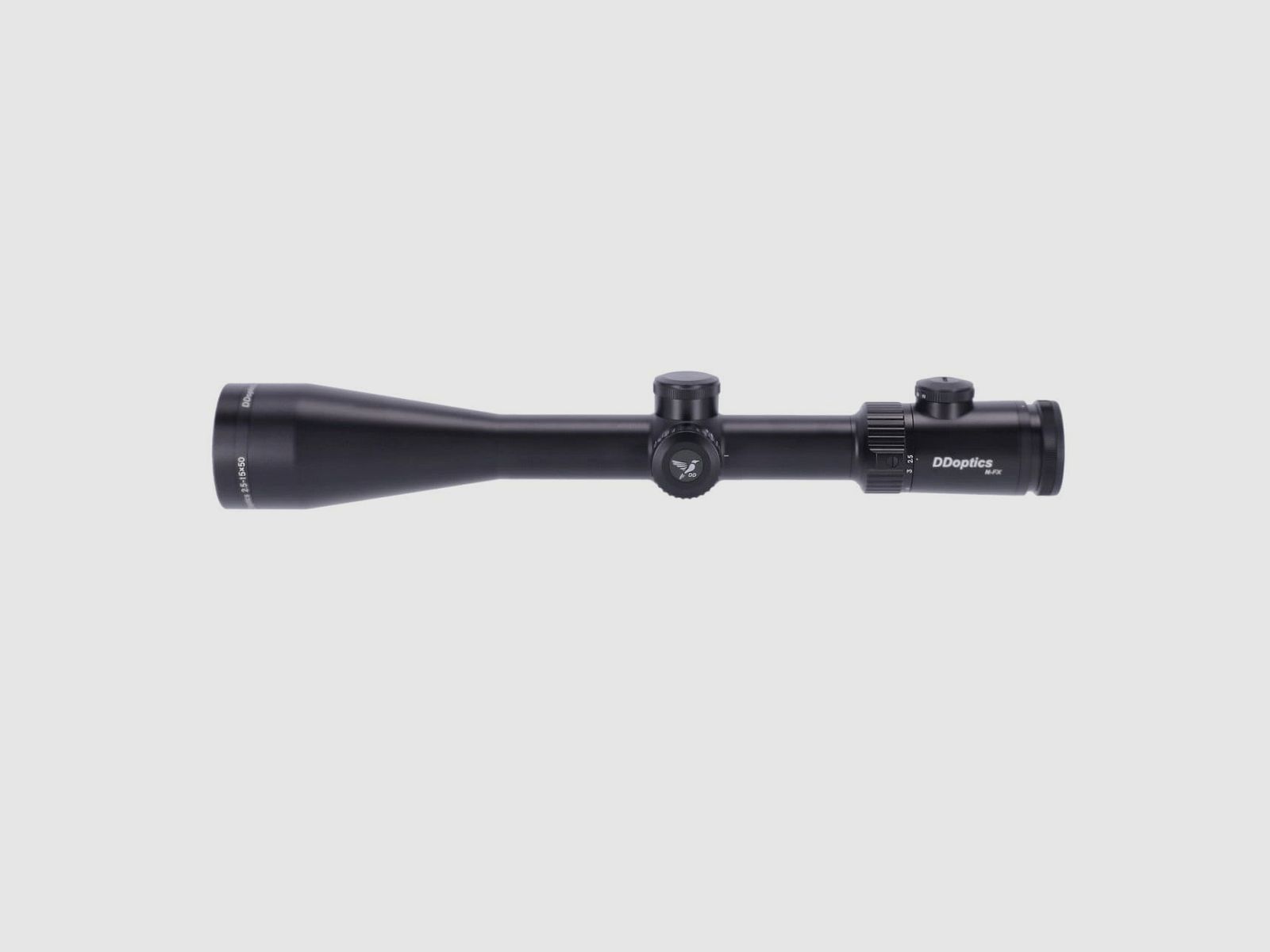 DDoptics V6 2.5-15x50 Gen3 NFX MRAD A4N riflescope