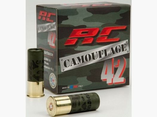 RC Patronen RC42 CAMOUFLAGE Kal.12 gr.42 pb.6 spezielle Taube
