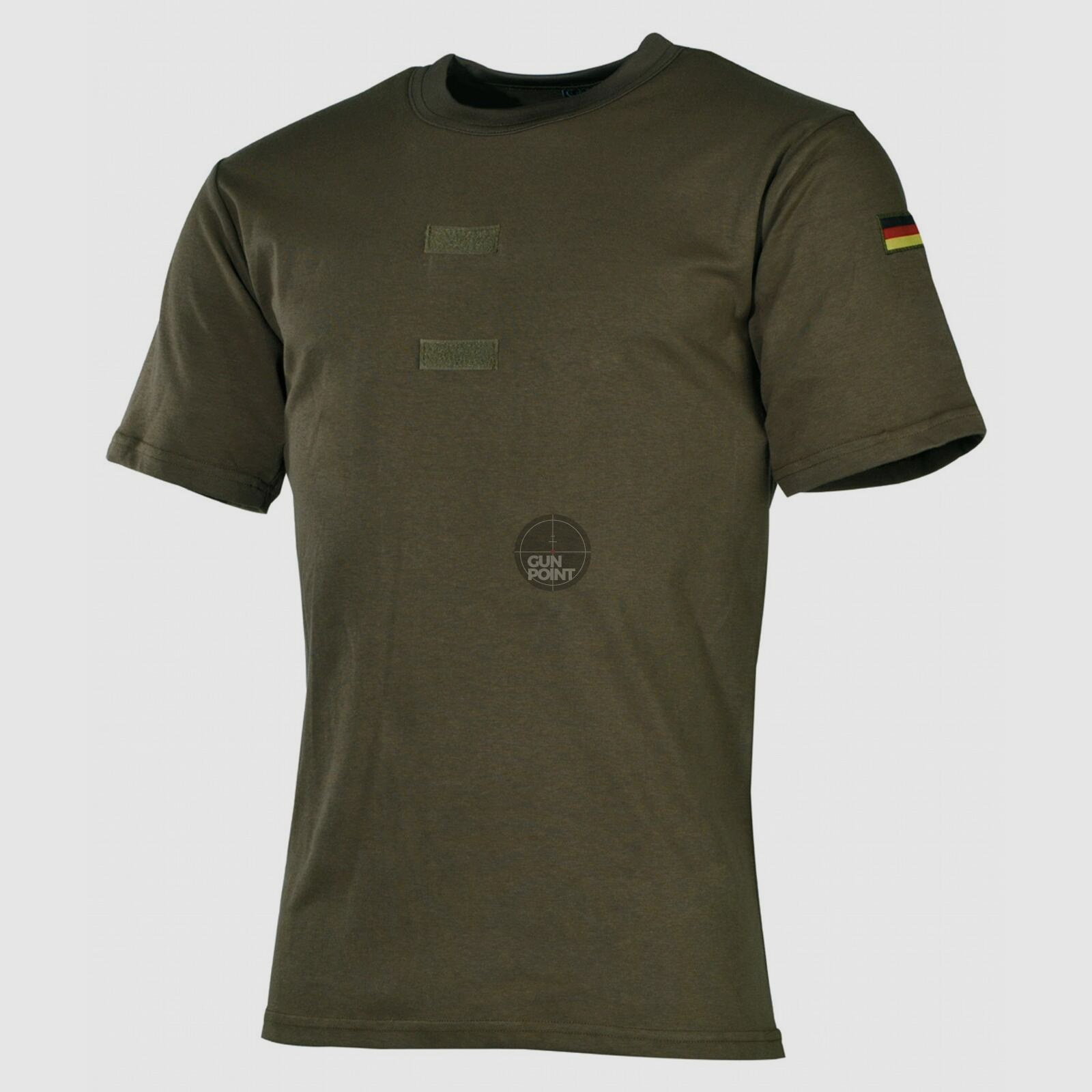 BW Tropenunterhemd, oliv,Klett, Nationalittsabzeichen