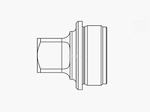 B&T Adapter HUB DM na gwint 5/8''x24 UNEF