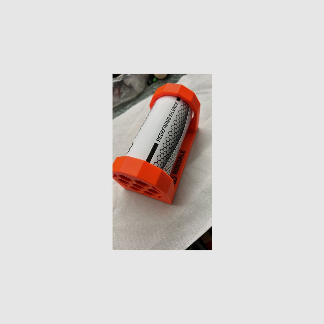 Roedale Schalldämpferhalter Orange bis 55 mm Neu