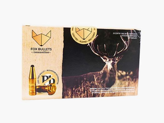 Fox-Bullets .308 Win. Hunter Classic 10,7g/165gr Cartucce per fucile senza piombo