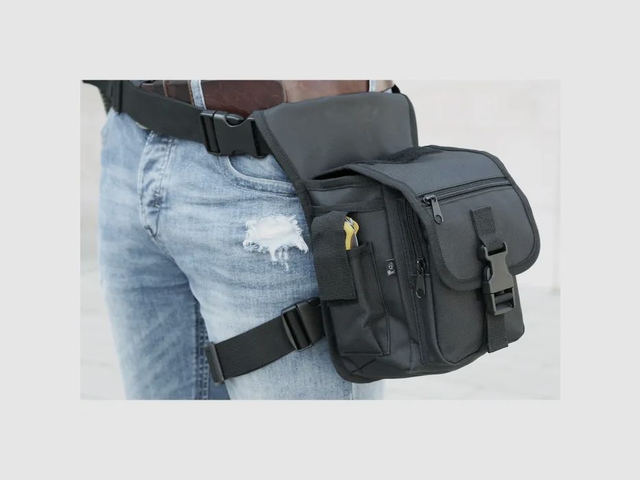 Hip bag with thigh attachment "Side Kick Bag" - Tactical Camouflage