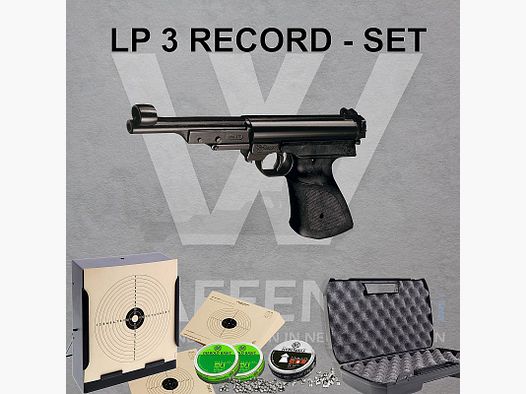 Record LP3 Luftpistole Kaliber 4,5mm Set