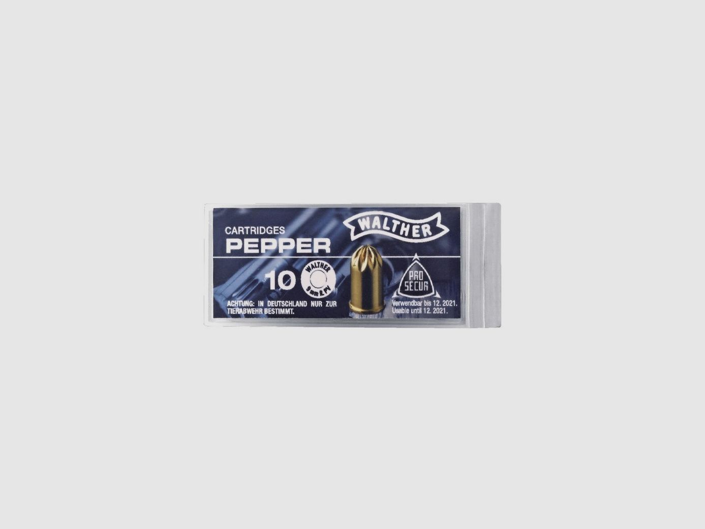 PATRONE GAZ PFEFFER - WALTHER | 9 mm R