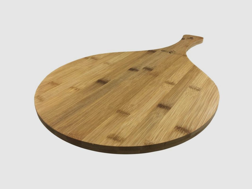 Grillfürst Pizzabrett Bambus 33 cm