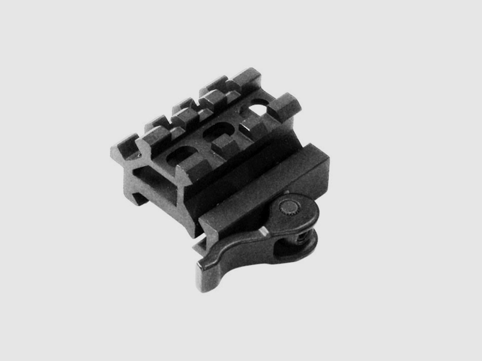 UTG Double-Rail 3-Slot Winkelmontage mit QD-Hebel