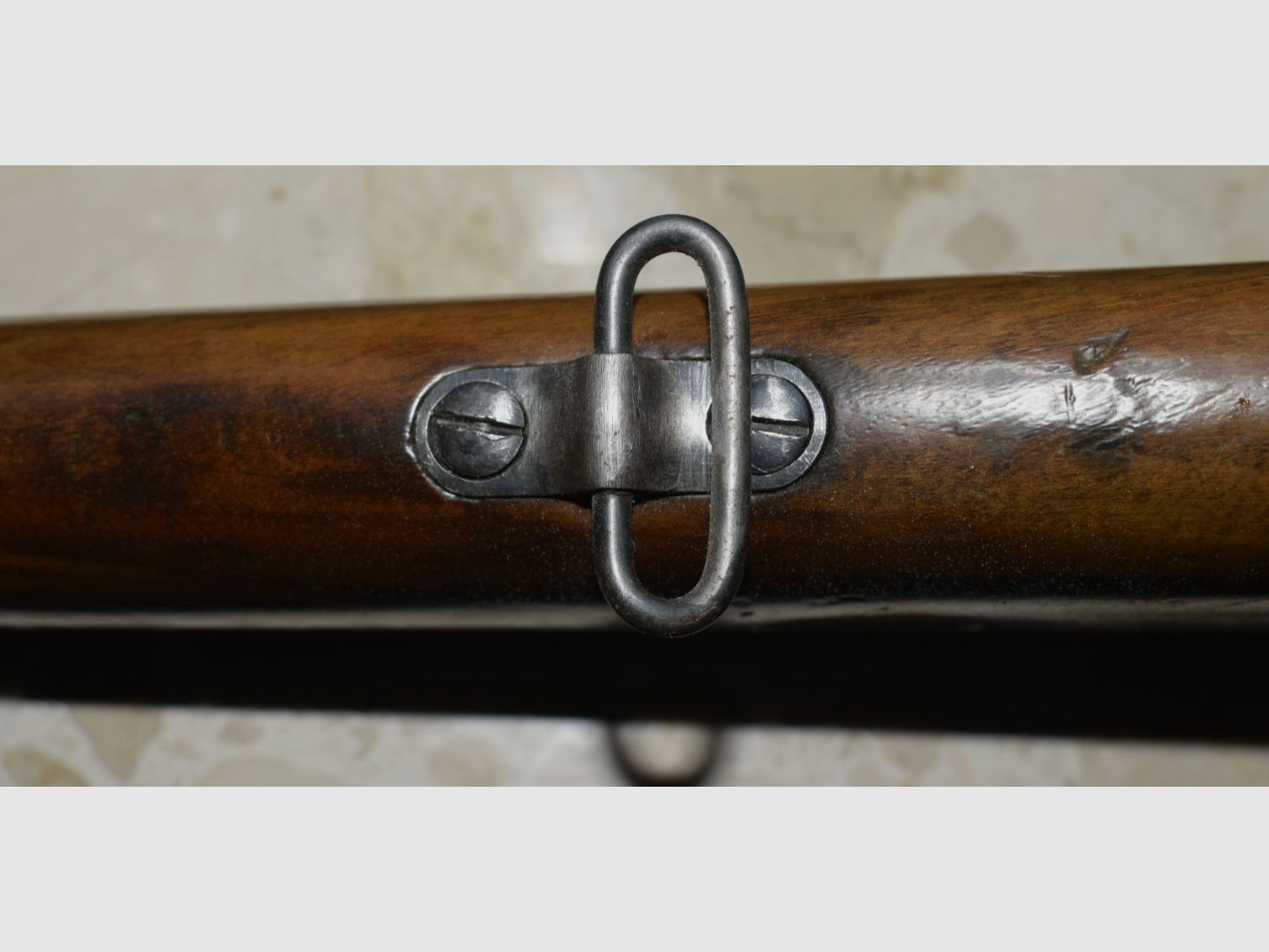 Calcio fucile, calcio fucile, accessori con corona stampata