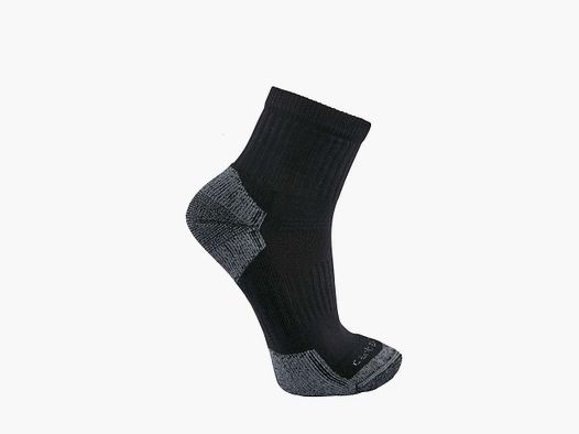 Carhartt Cotton Blend Quarter Socks 3-Pack Men Black L