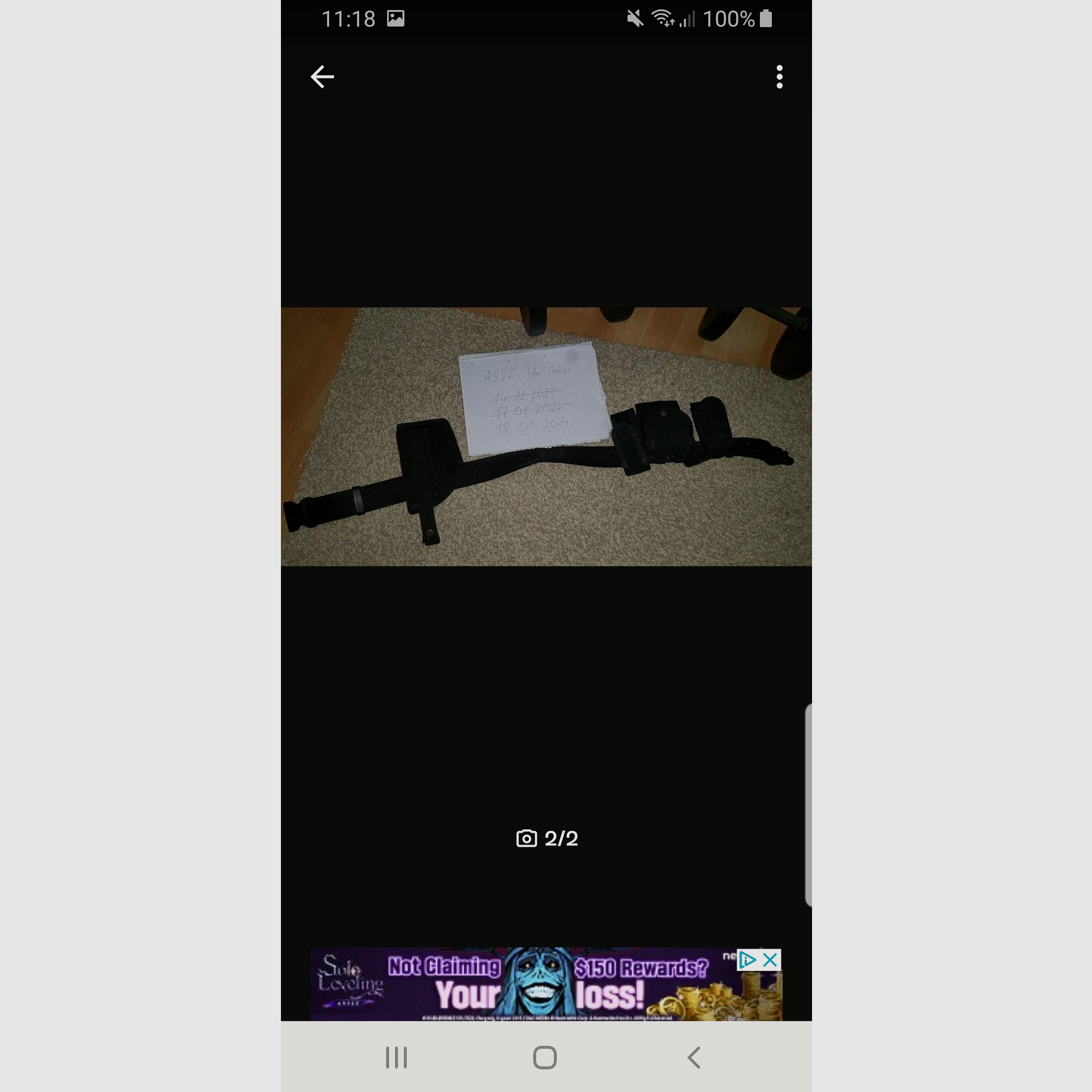 Gürtel Holster für P8 oder ähnliche Waffen 