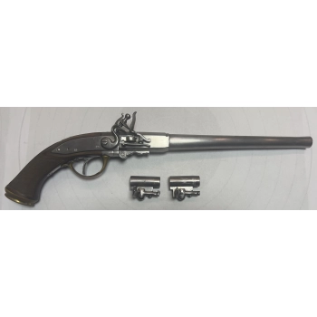 Pistolet skałkowy z wymiennymi komorami ładującymi kal.12,7mm, zdjęcie 2 z 11