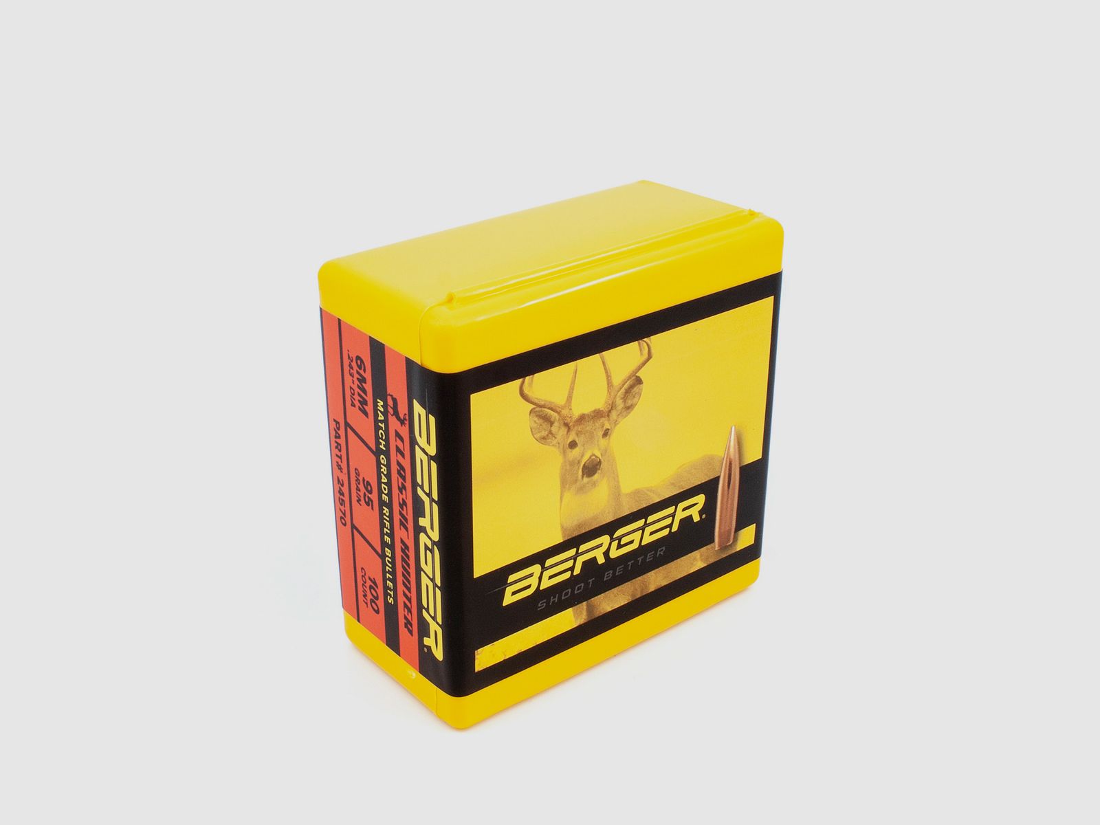 Berger Bullet 6mm/.243 Classic Hunter 95GR 100 Pieces