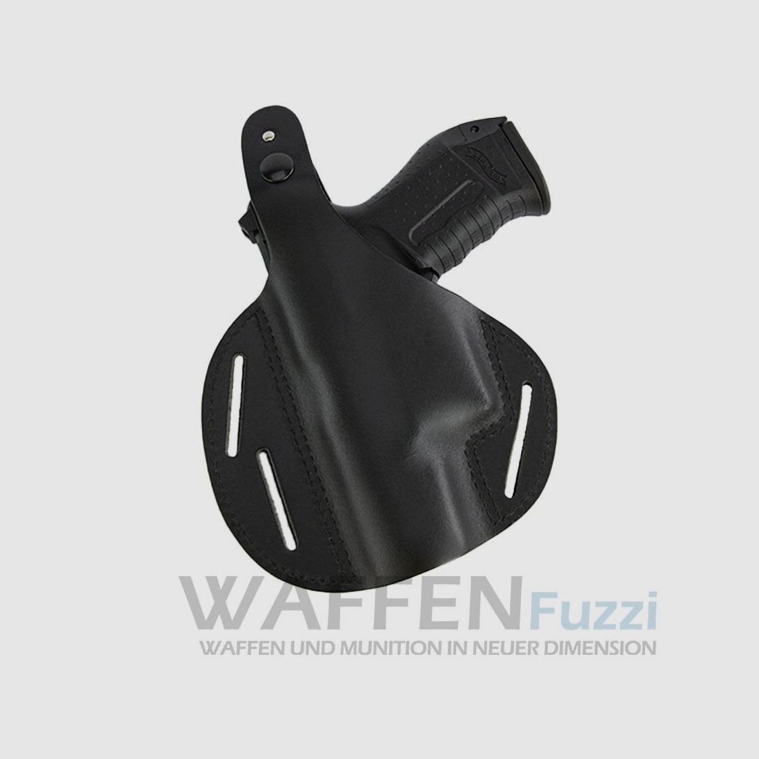 Gürtelholster Quick Defense van leer voor Walther P99 PPQ M2 PK380