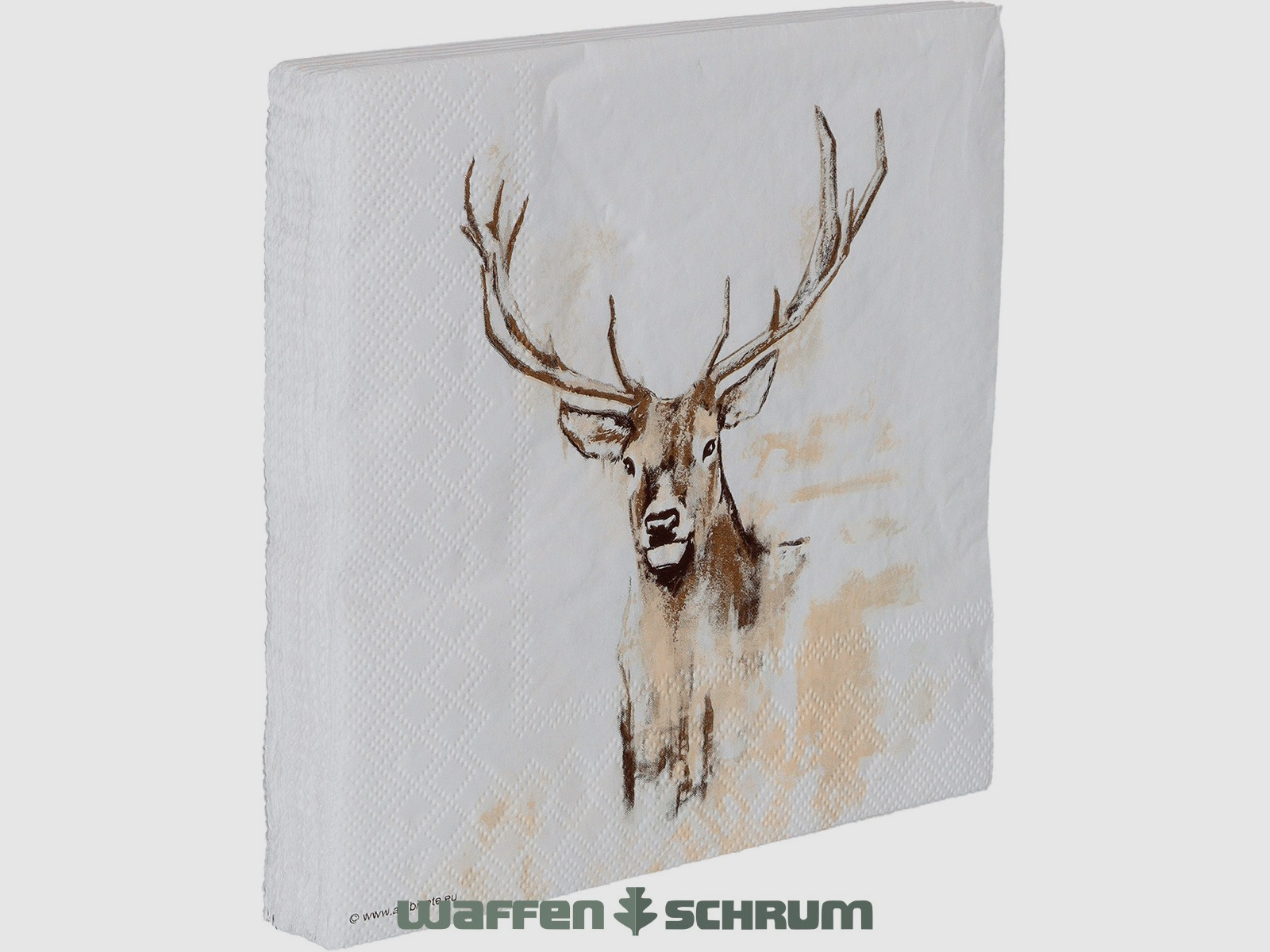 AKAH Serviette Hirsch 2024 33 x 33 cm