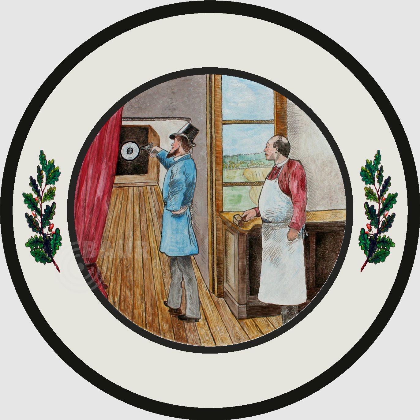 Cible de tir Basic-Line Motif 248, image 1 sur 3