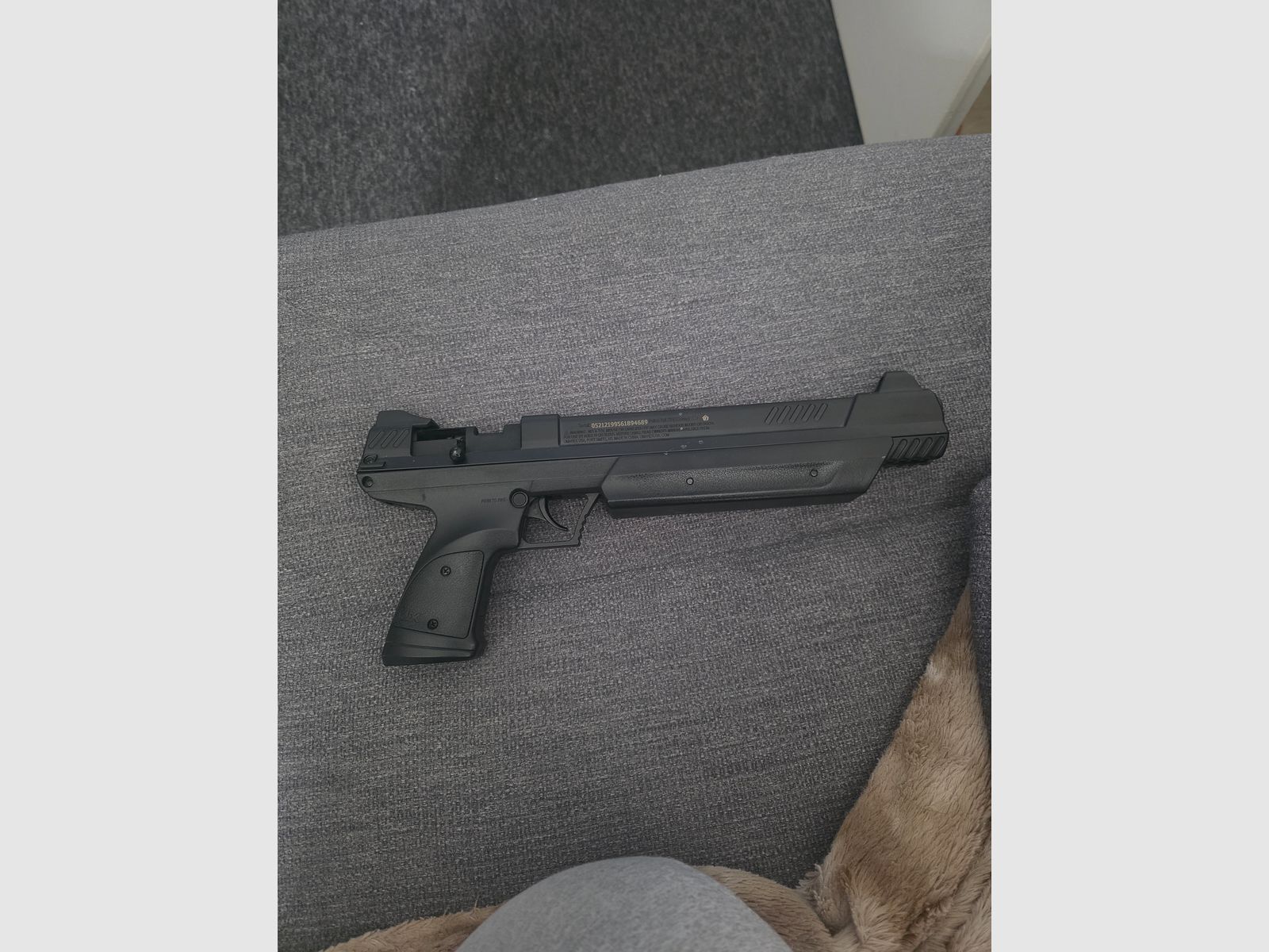 UX Strike Point Pump Luftpistole Kal. 5,5 mm Diabolo schwarz