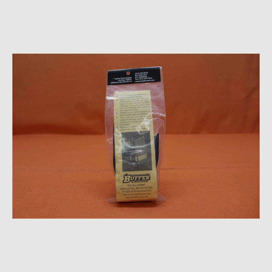 Buffer Technologies U.S.Rifle 7,62mm M14/ M1A: MagCinch (MC11) Magazin-Verbinder m. Gurtband f. 2 Magazine, Bild 2 von 3