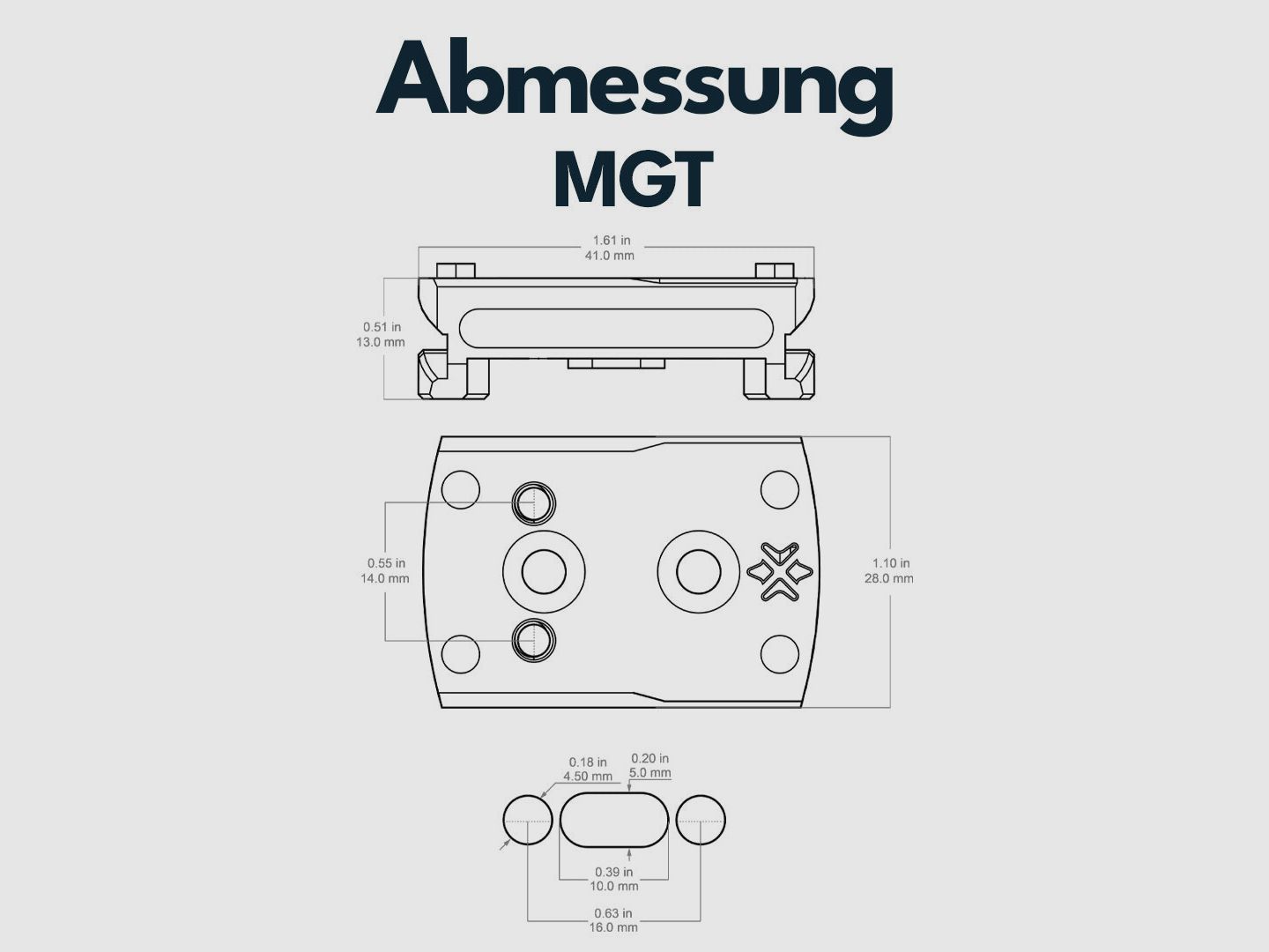 Vector Optics VAS Footprint Adapter – MGT/MAG (SCRA-MGT1)