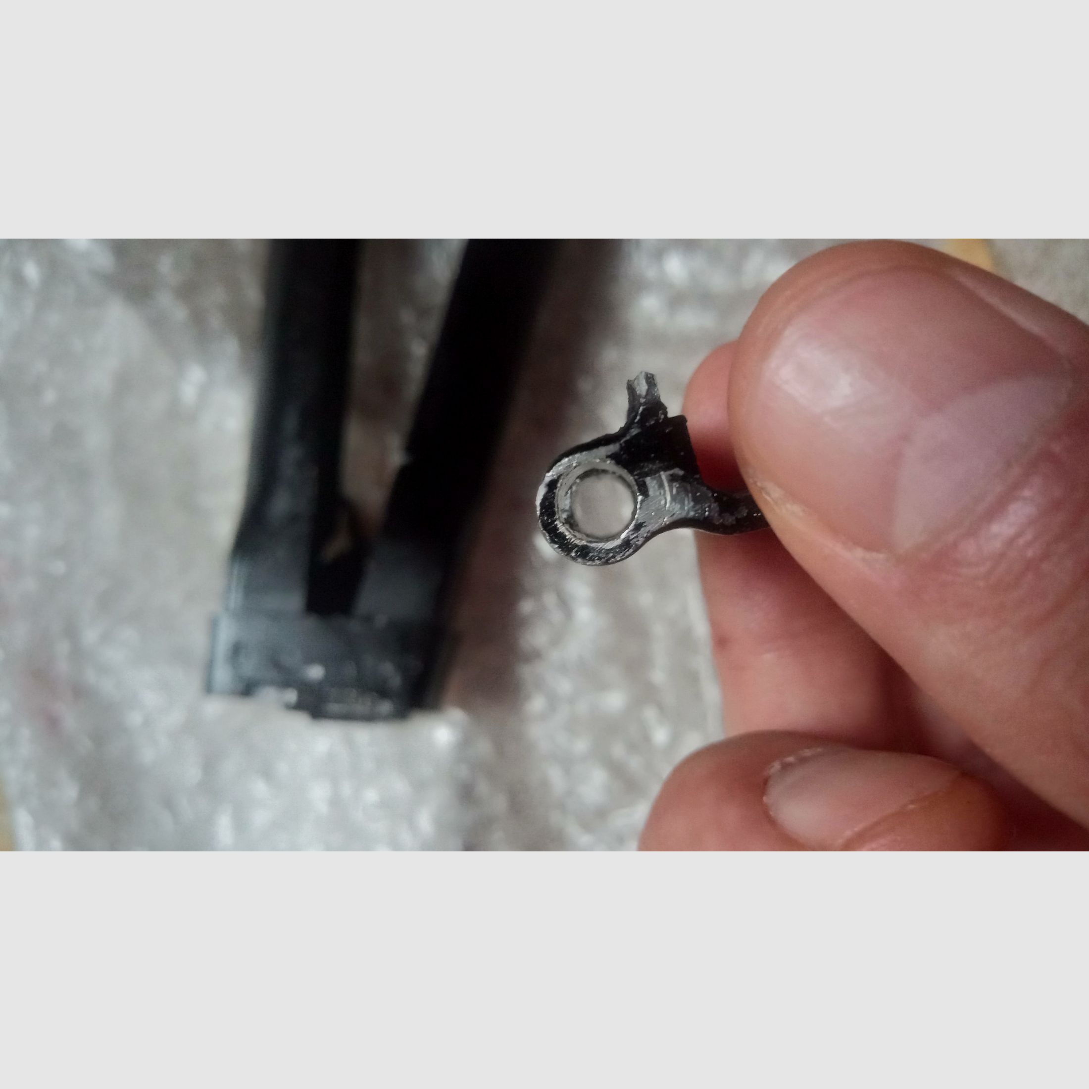 AKS-74 ruso AKS-74u culata esquelética / AK Krinkov culata plegable probablemente Tula (dañada)