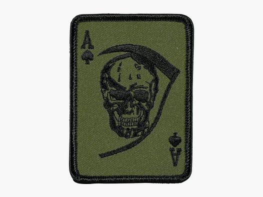 Insignia original de la Bundeswehr US Textil Death Ace oliva