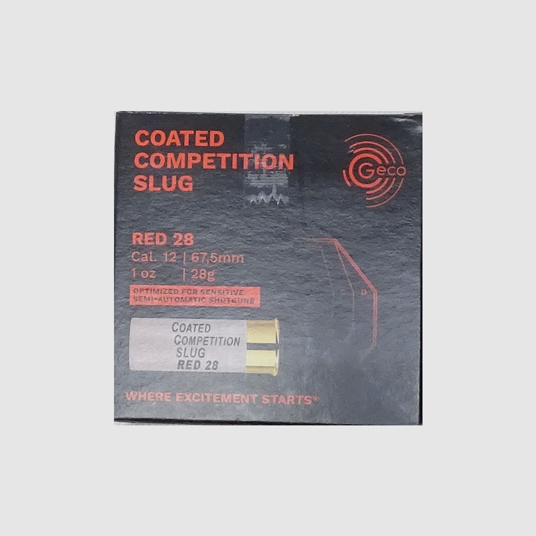 Geco Cal.12/67,5 Coated Competition Slug 28g - 100 Schuss
