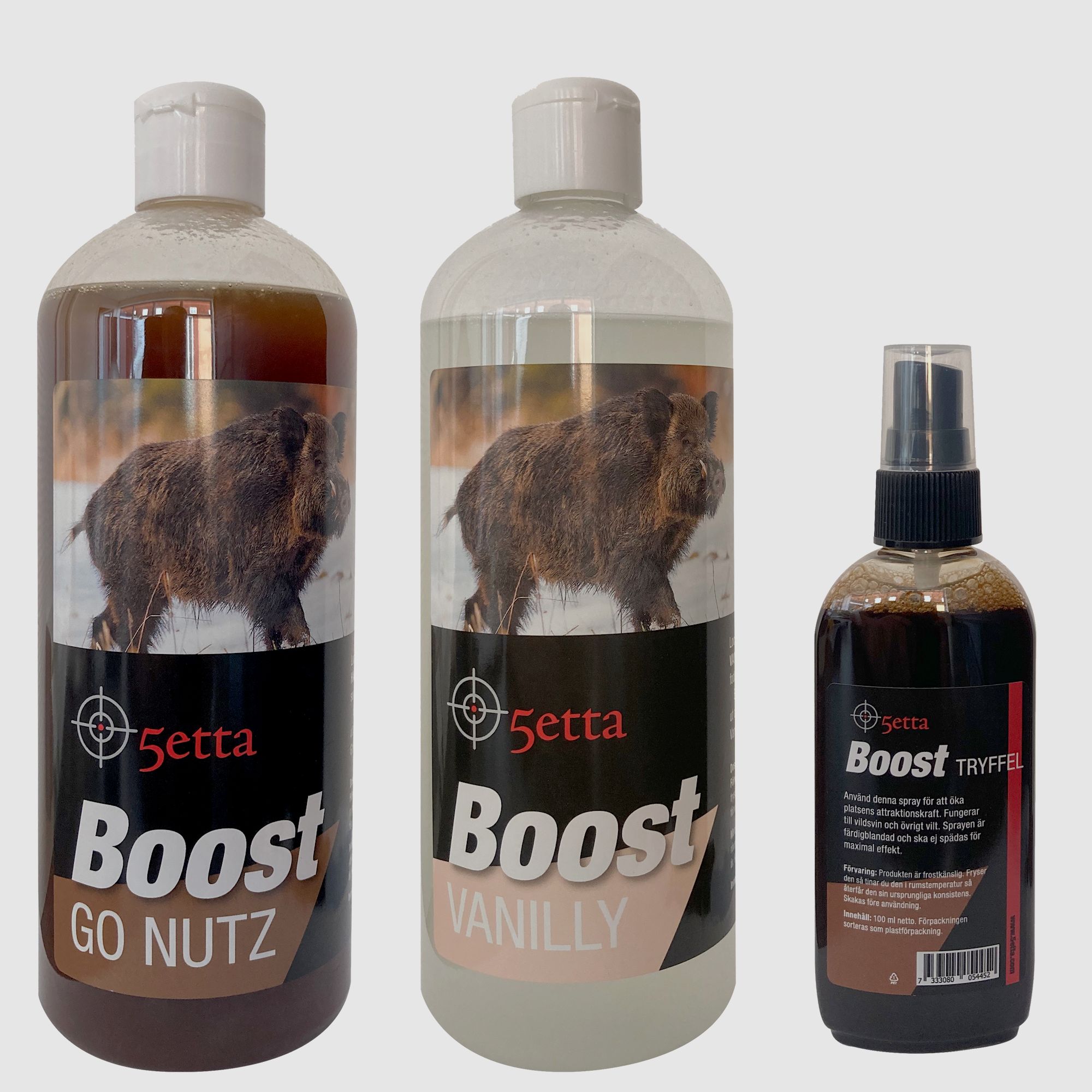 5etta Boost Lockmittel 3er-Pack Vanille, Go Nutz & Trüffel