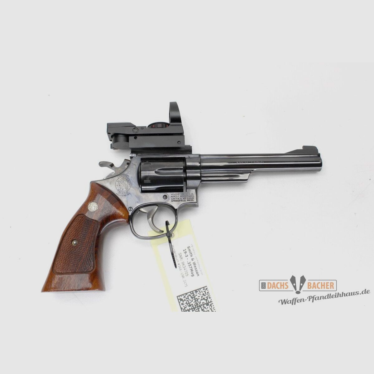 Revolver S&W Smith & Wesson Mod 19-3 Kal. .357 Mag 6\" mit Sight, Bild 2 von 3