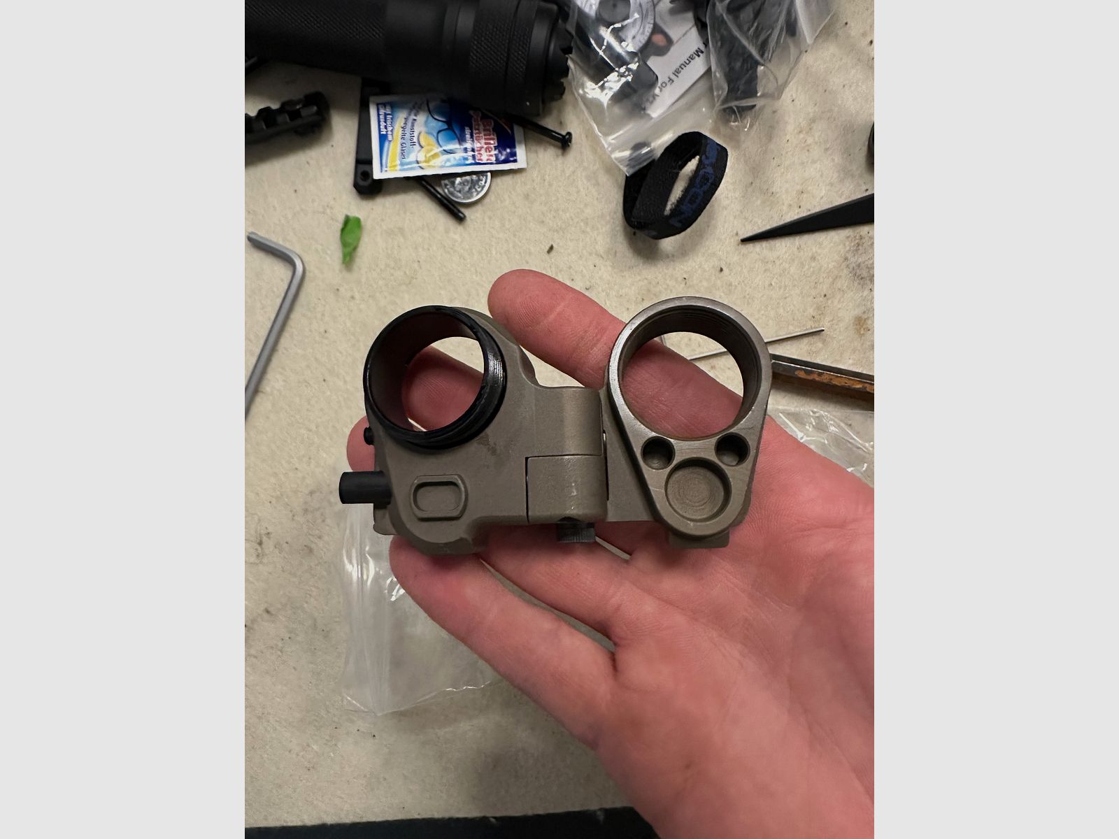 Law Tactical Klappschaft Adapter in FDE 