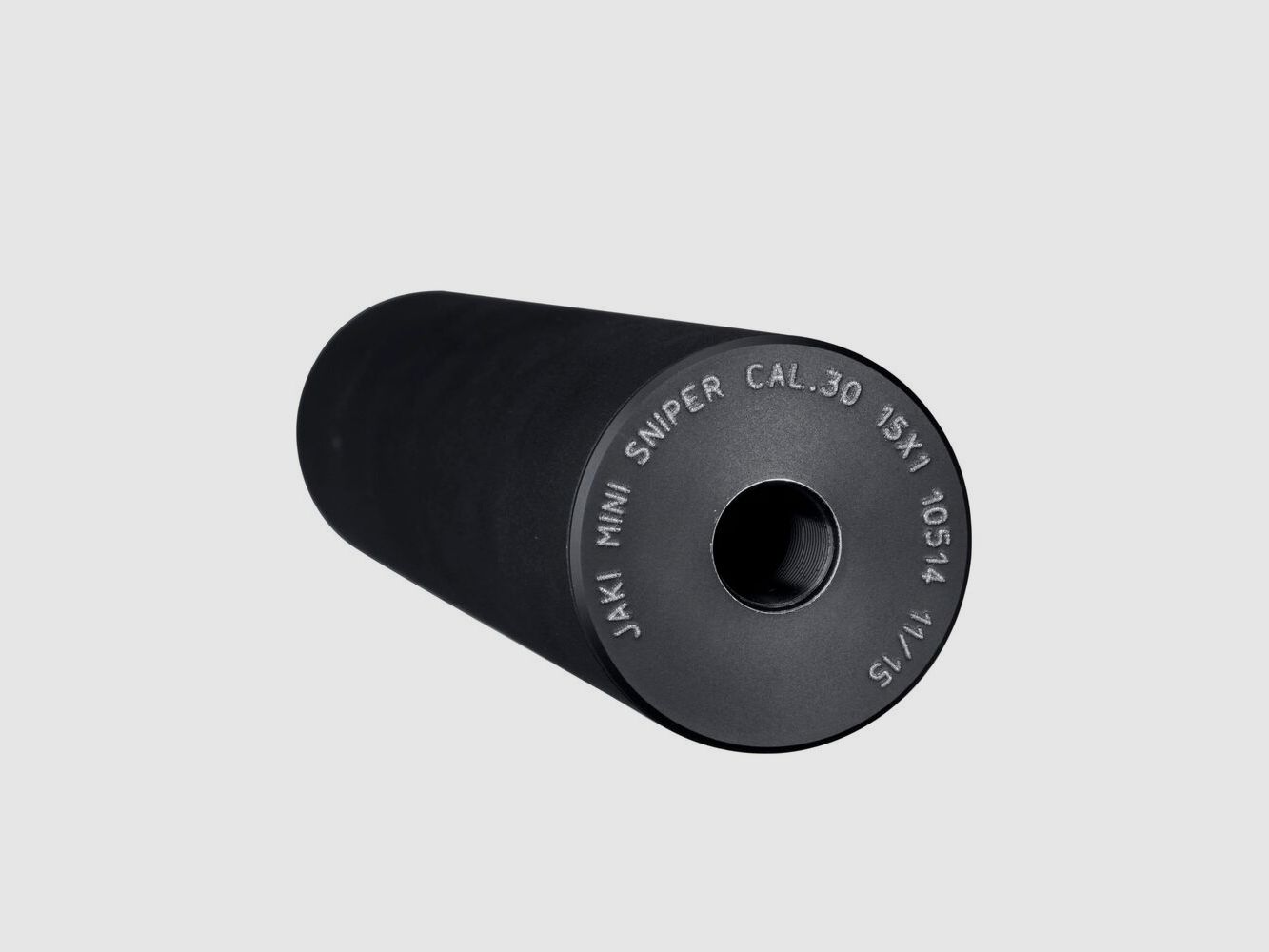 JAKI Schalldämpfer Mini Sniper Kaliber .22 - .45 Kaliber .30 / 7,62 mm - M15x1 Gewinde (MSD), Bild 3 von 3