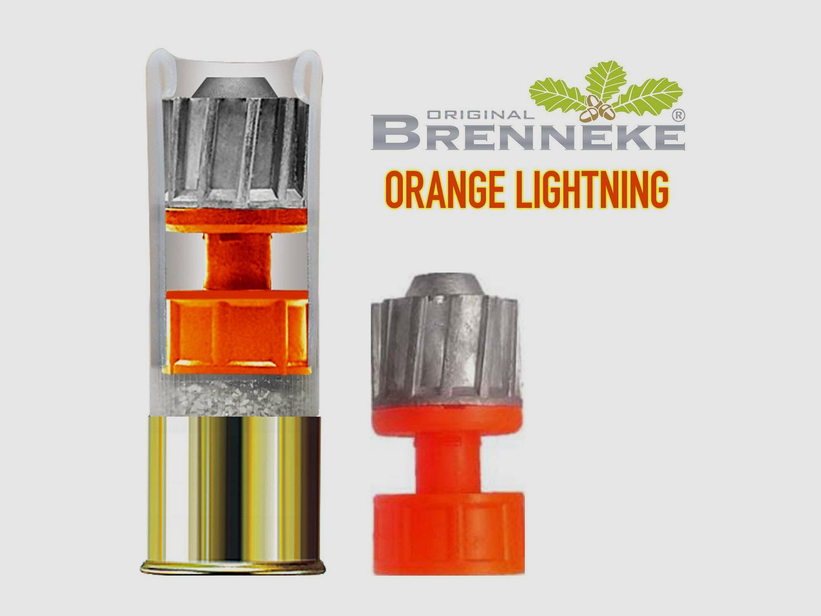 BRENNEKE ammunition shotgun slug Orange Lightning - 28.4g