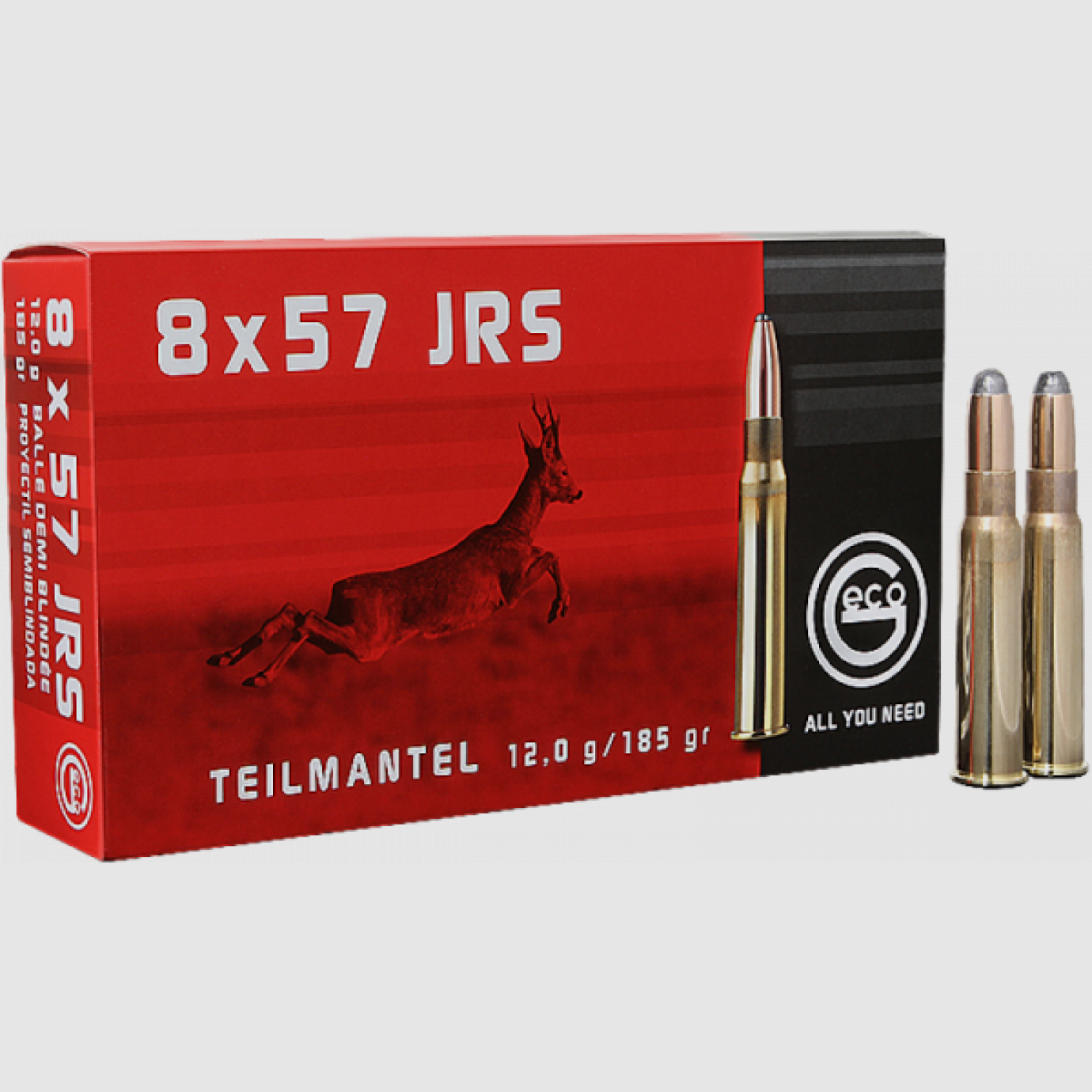 8×57 JRS TM 12g / 185grs