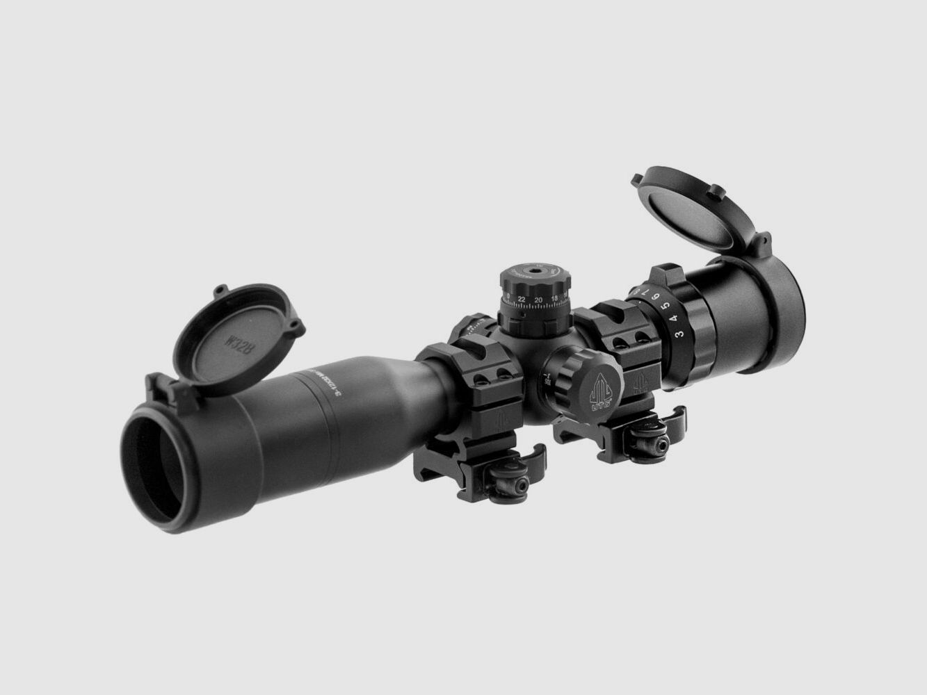 UTG Zielfernrohr Bug Buster 3-12x32 mit Picatinny Montageteile Mil-Dot