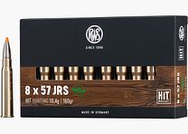 RWS rifle cartridges Hit 8x57 IRS. 160 grains