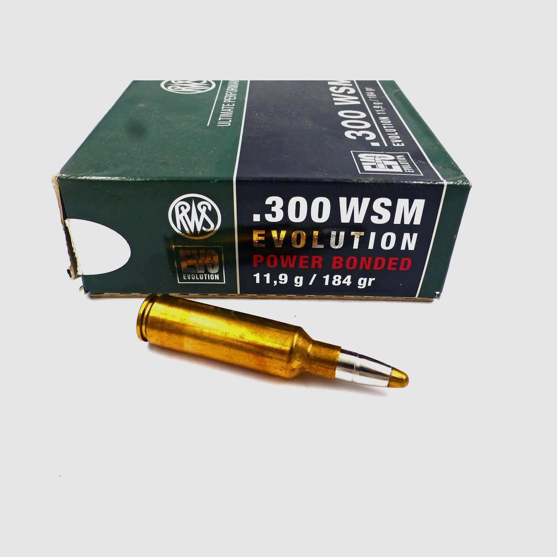 14 Patronen RWS 300WSM 184gr
