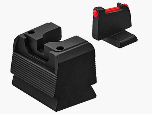 LPA Sights Red-Dot compatible sight RDS contrast for HK SFP9 OR black with red fiber front sight
