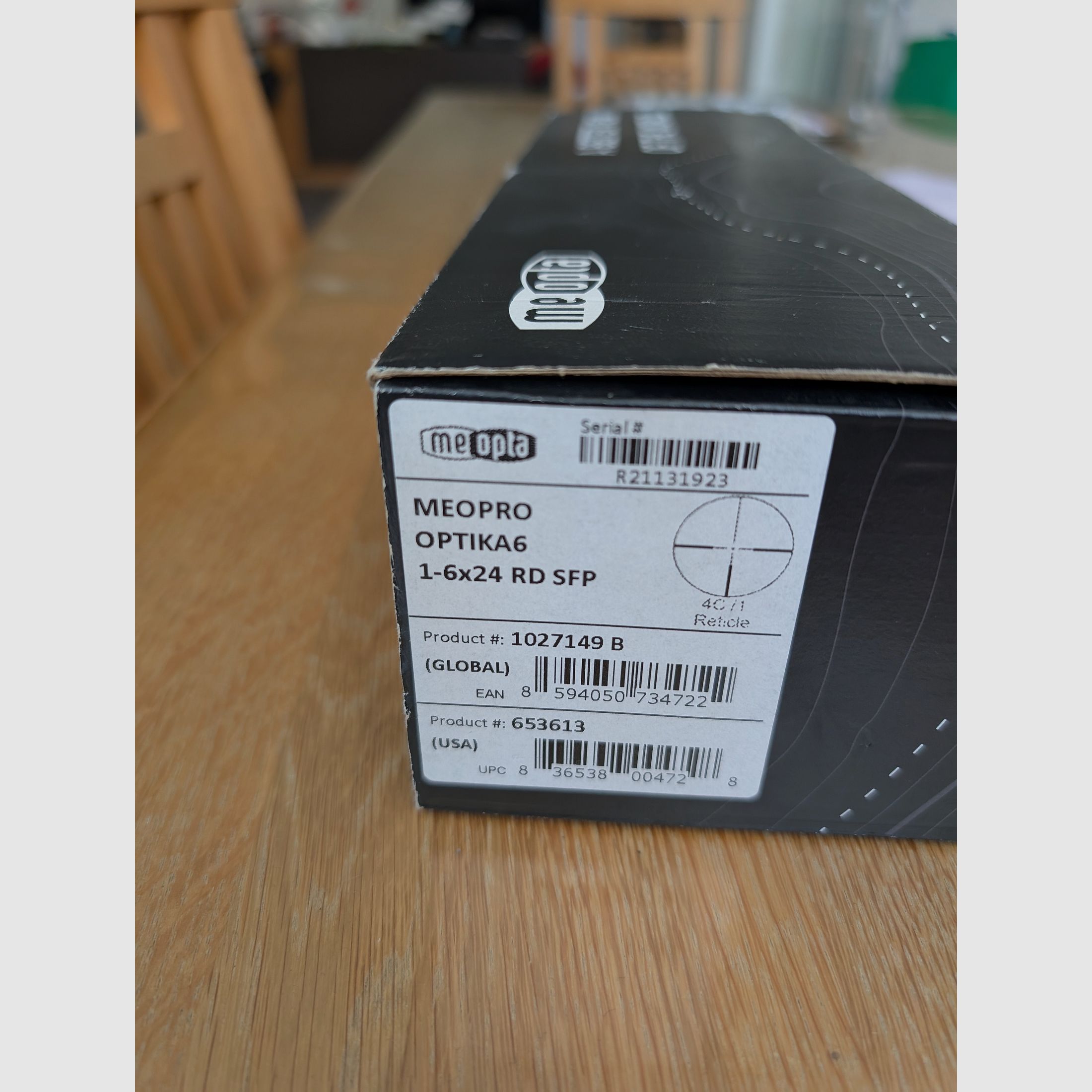 Meopta Optika6 1-6x24 RD SFP Drückjagdglas