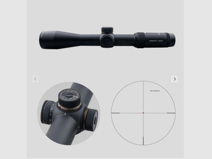 Vector Optics SCOM-02 Forester Zielfernrohr 2-10x40 - Montage für 21mm Picatinny/Weaver