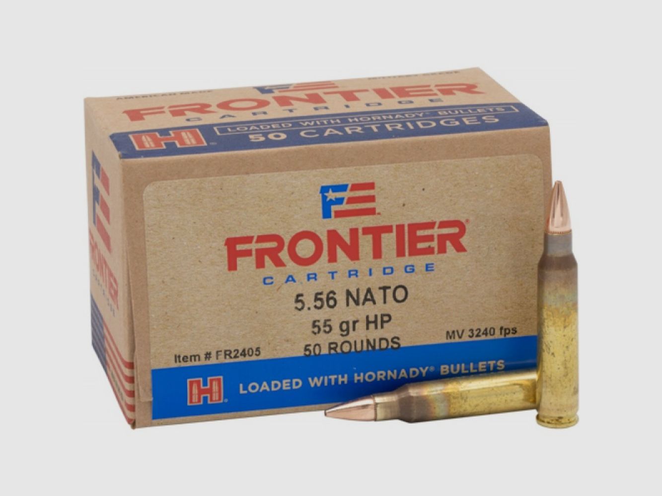 5.56 Nato Hornady FRONTIER® 55 gr HOLLOW POINT MATCH™ VE50